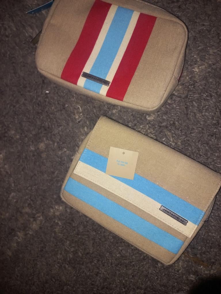 2 Nieuwe Toilettasjes van Jan Taminiau, Sieraden, Tassen en Uiterlijk, Toilettassen, Ophalen, Nieuw, Dame