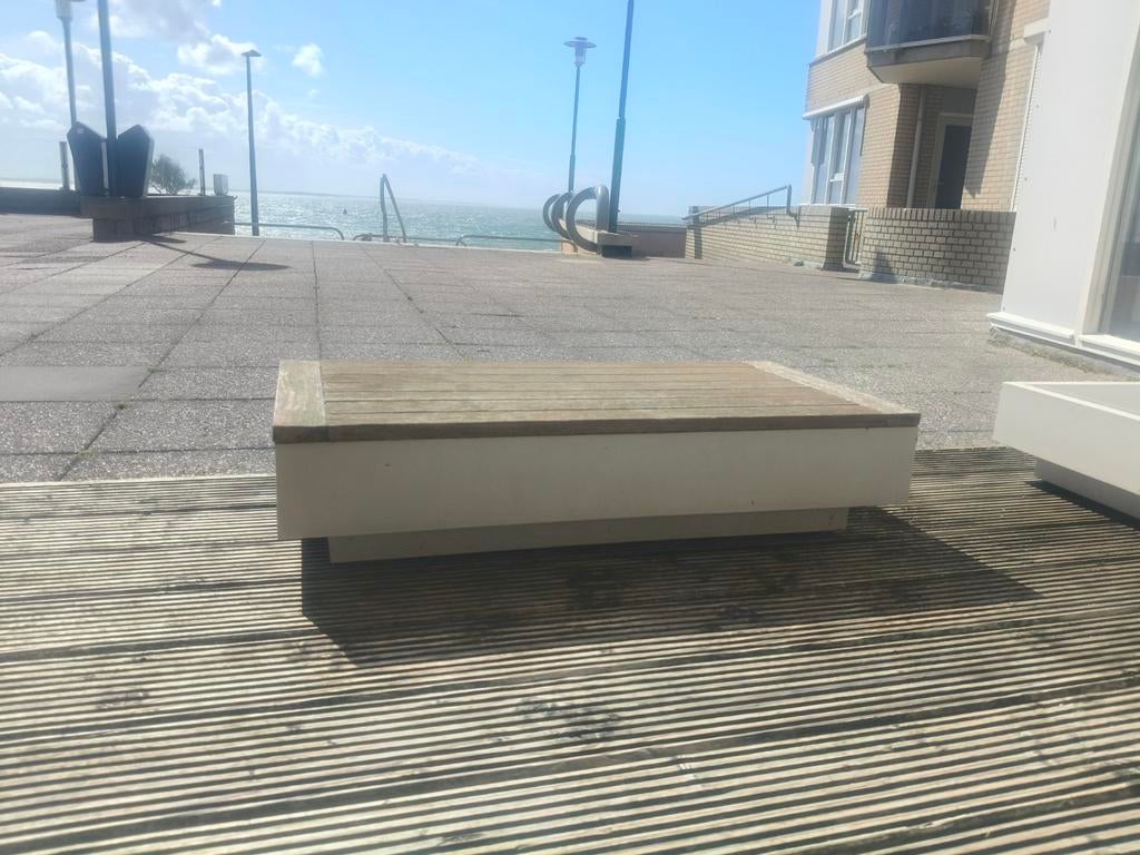 Life Outdoor Living Salon Bijzettafel, Ophalen of Verzenden, Gebruikt, Rechthoekig, Hout