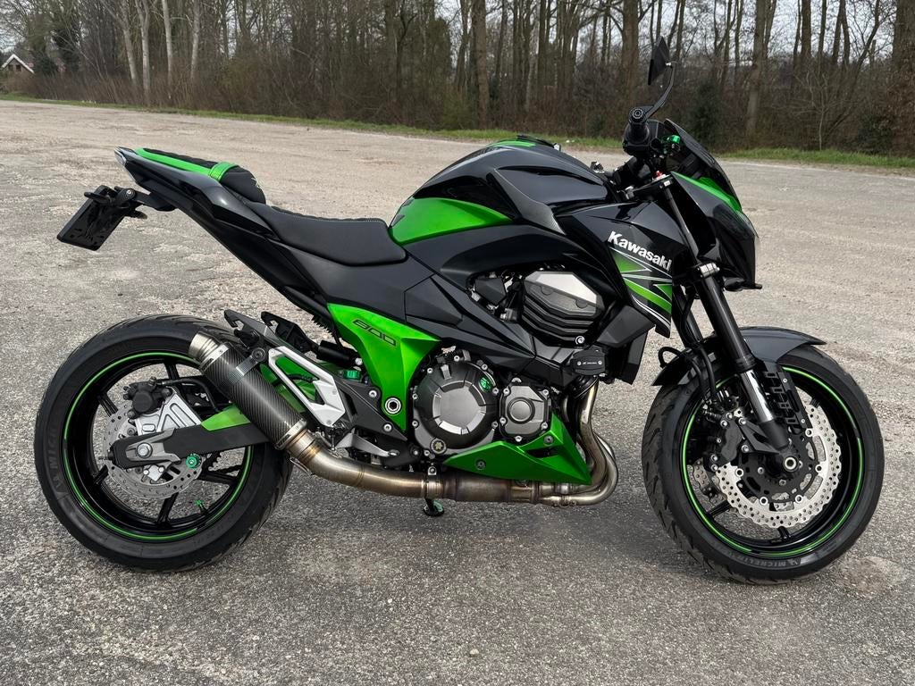 UNIEK! Kawasaki z800 met verschillende opties, Sportuitlaat, 4 cilinders, Motorrijbewijs A, Particulier