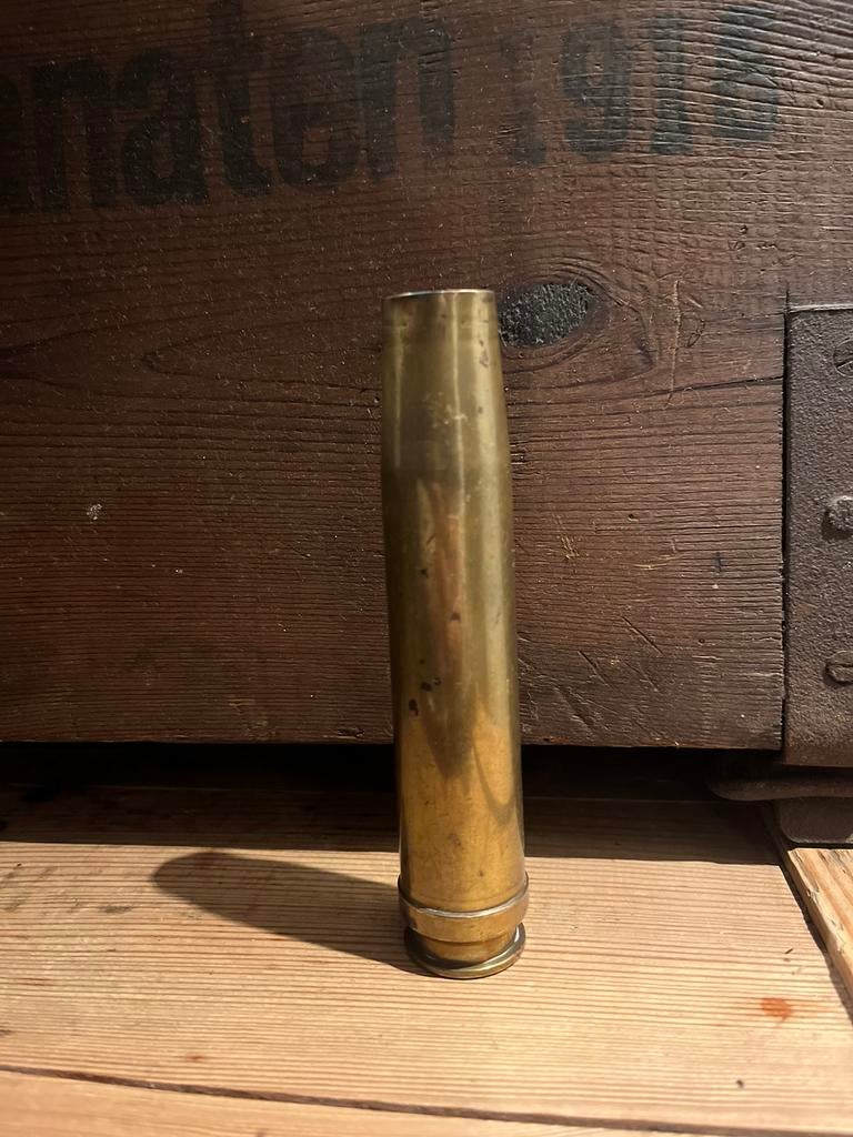 2cm flak huls, Verzamelen, Ophalen of Verzenden, Landmacht, Duitsland, Hulzen of Bodemvondsten