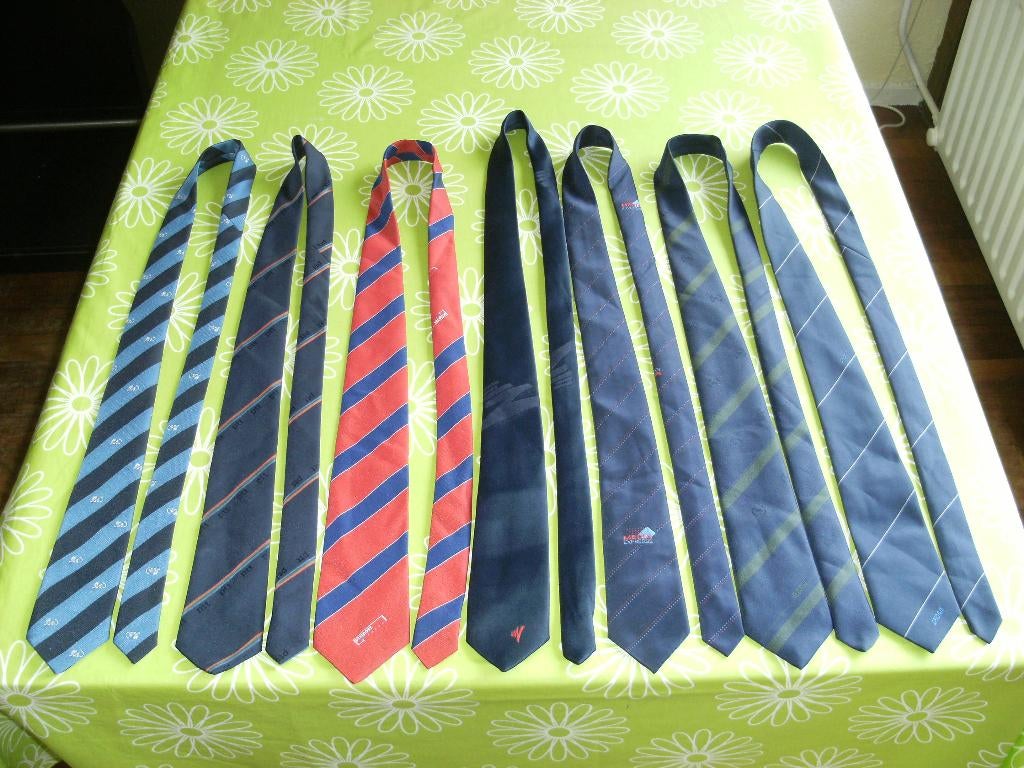 Verzameling stropdassen van bedrijven (5), Verzamelen, Ophalen of Verzenden, Zo goed als nieuw