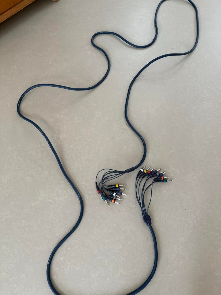 DAP Audio MK-822 8-paar Studio Multicore Kabel, Ophalen, Gebruikt, Apparatuur