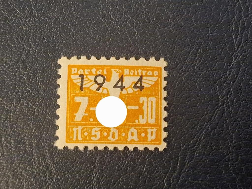 NSDAP contributiezegel Duitsland

1944, Verzamelen, Militaria | Tweede Wereldoorlog, Ophalen of Verzenden, Duitsland