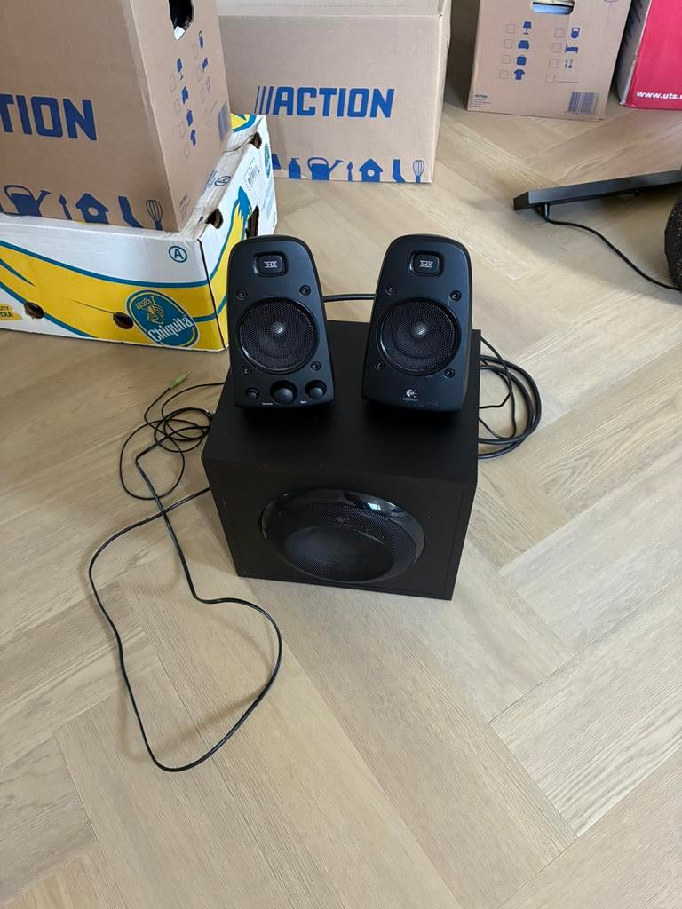 Logitech Z623 speakerset, Computers en Software, Pc speakers, Ophalen, Gebruikt