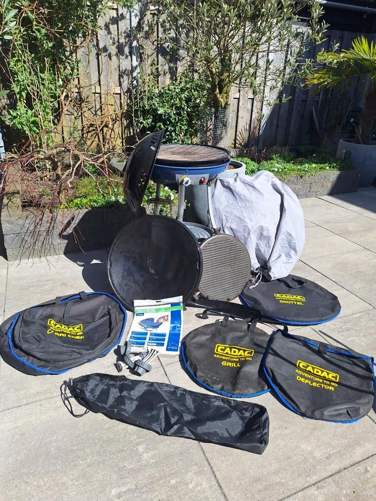 Cadac Carri Chef Skottelbraai, inclusief accessoires, Tuin en Terras, Ophalen, Gebruikt