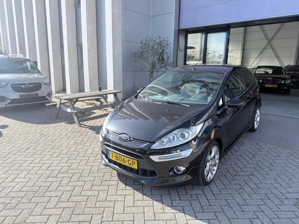 Ford Fiesta 1.6 ST-Line! CLIMA! LED! MOOIE AUTO! INRUIL MOGE, Stof, Gebruikt, 4 cilinders, Zwart