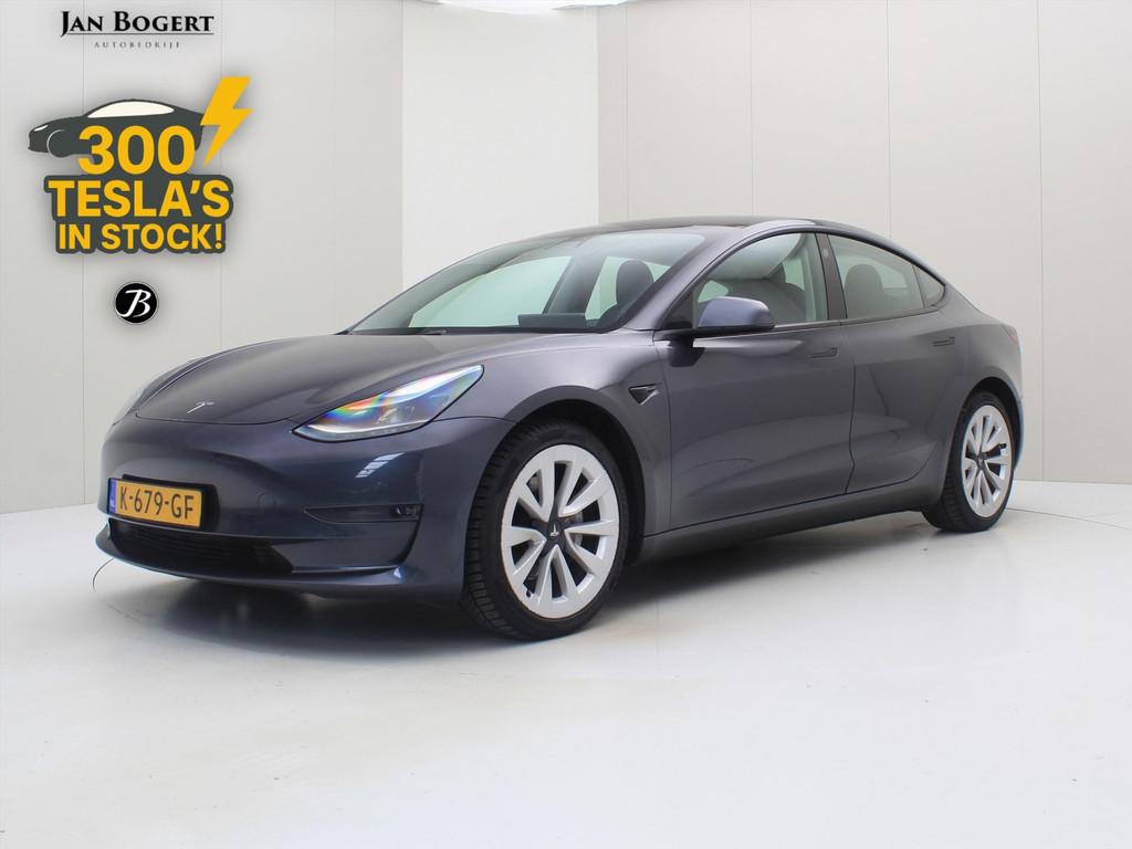 Tesla Model 3 Long-Range AWD 351pk 75 kWh FACELIFT 84% SoH [, Automaat, Gebruikt, Zwart, Origineel Nederlands