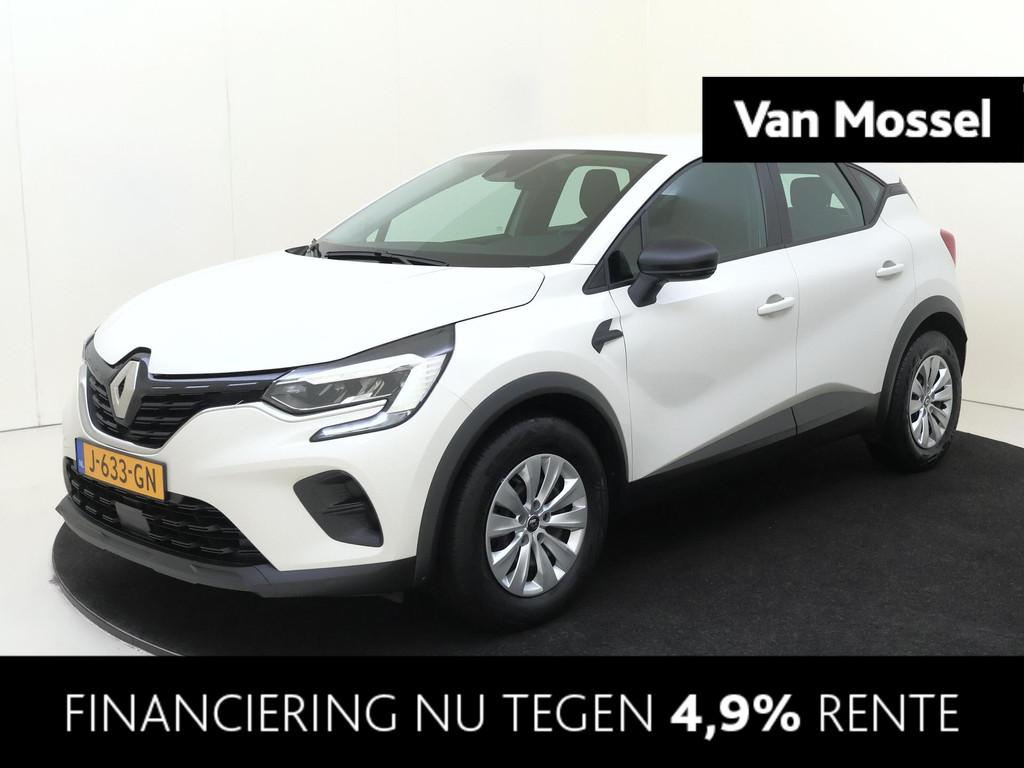 Renault Captur 1.0 TCe 100 Life | Airco, Auto's, Voorwielaandrijving, Gebruikt, 1165 kg, Wit