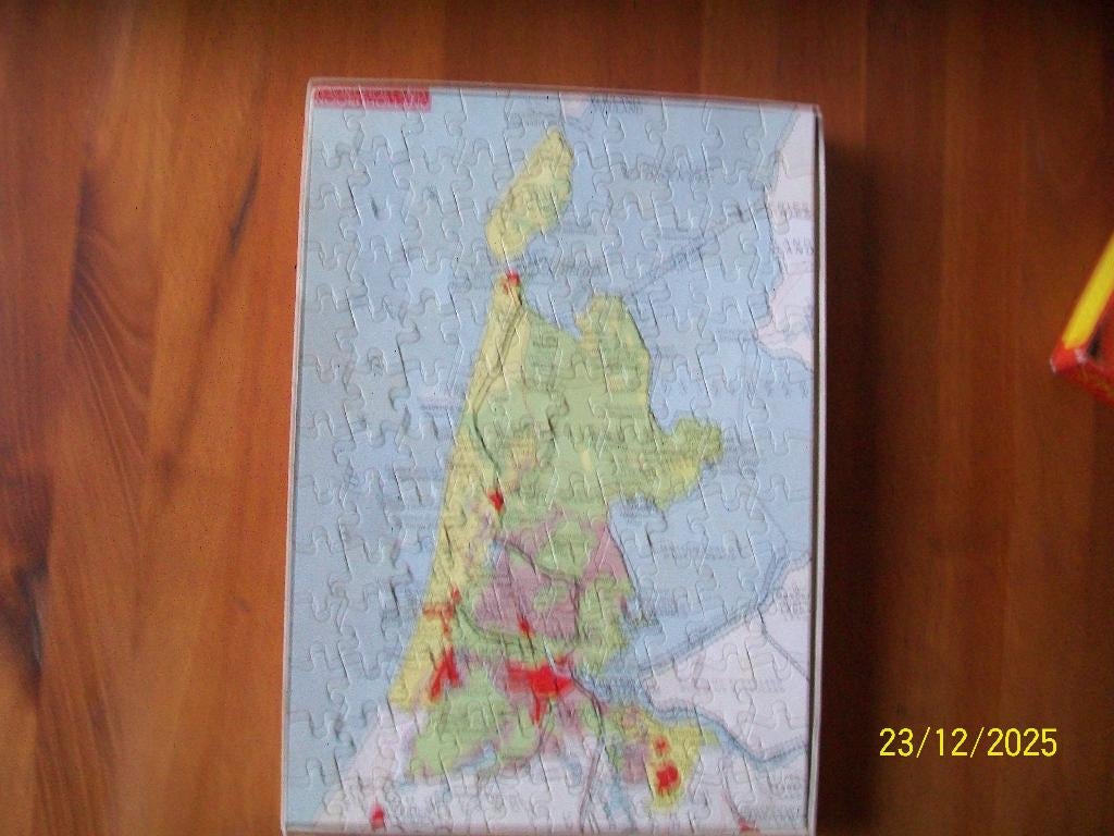 Provinciepuzzel Noord Holland - Spelenderwijs Aardrijkskunde, Verzenden, Minder dan 500 stukjes, Zo goed als nieuw, Overige typen