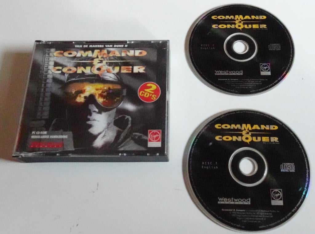 Command & Conquer (2 discs) voor PC CD-ROM, Spelcomputers en Games, Games | Pc, Ophalen, Overige genres, 1 speler, Zo goed als nieuw