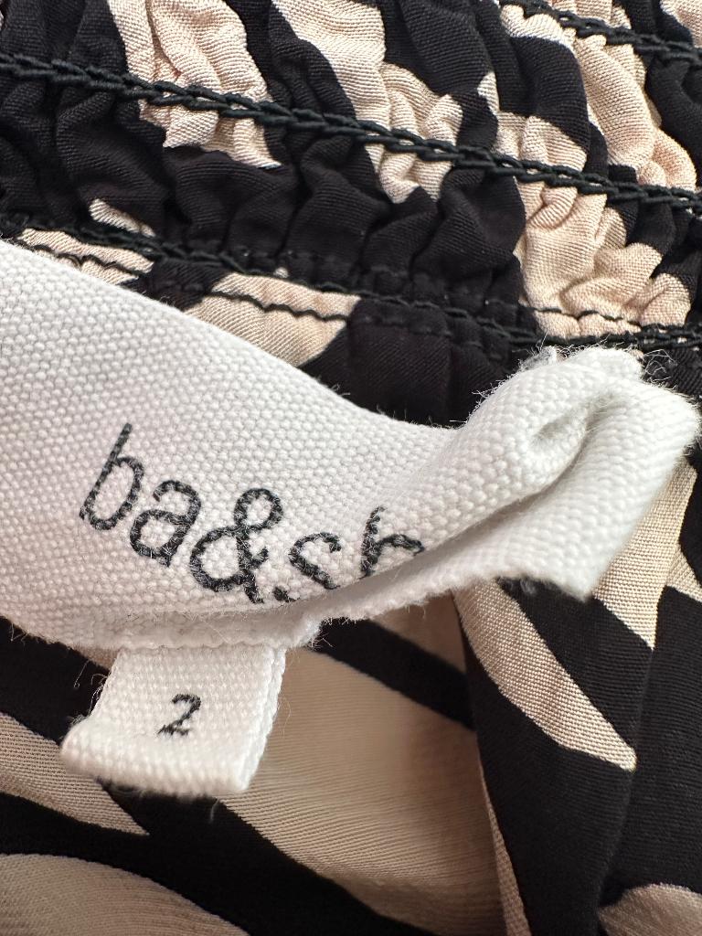 Ba&sh rok S, Kleding | Dames, Zwart, Ophalen of Verzenden, Zo goed als nieuw, Onder de knie