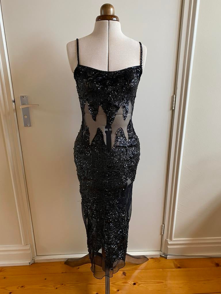 Super sexy geraffineerde zwarte jurk, Zwart, Ophalen of Verzenden, Zo goed als nieuw, Maat 36 (S)