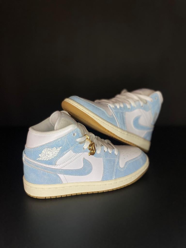 NIKE AIR JORDAN 1 HIGH OG DENIM -maat 36.5, Blauw, Nike, Nieuw, Ophalen of Verzenden