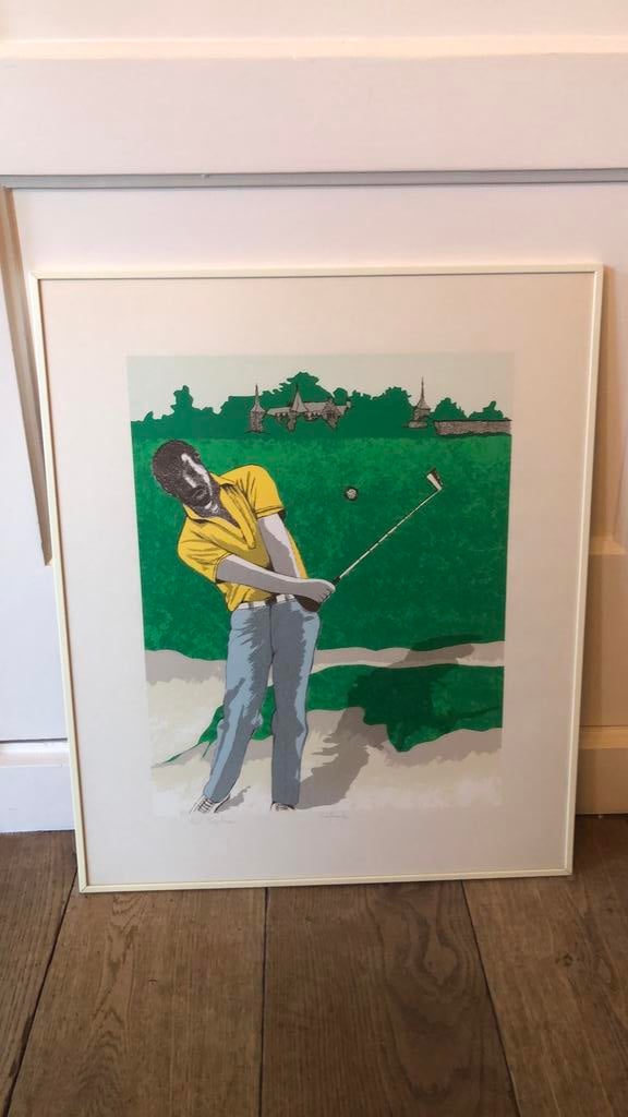 Oude zeefdruk, Ophalen of Verzenden