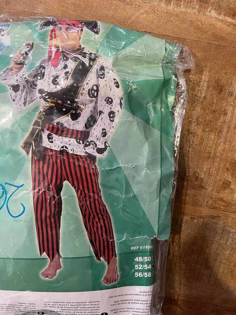 Piratenpak - Zo goed als nieuw - Maat 52/54, Kleding | Dames, Ophalen of Verzenden, Zo goed als nieuw, Carnaval, Kleding