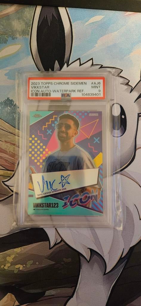 Vikkstar123 Topps Chrome Sidemen PSA9 177/250, Ophalen of Verzenden