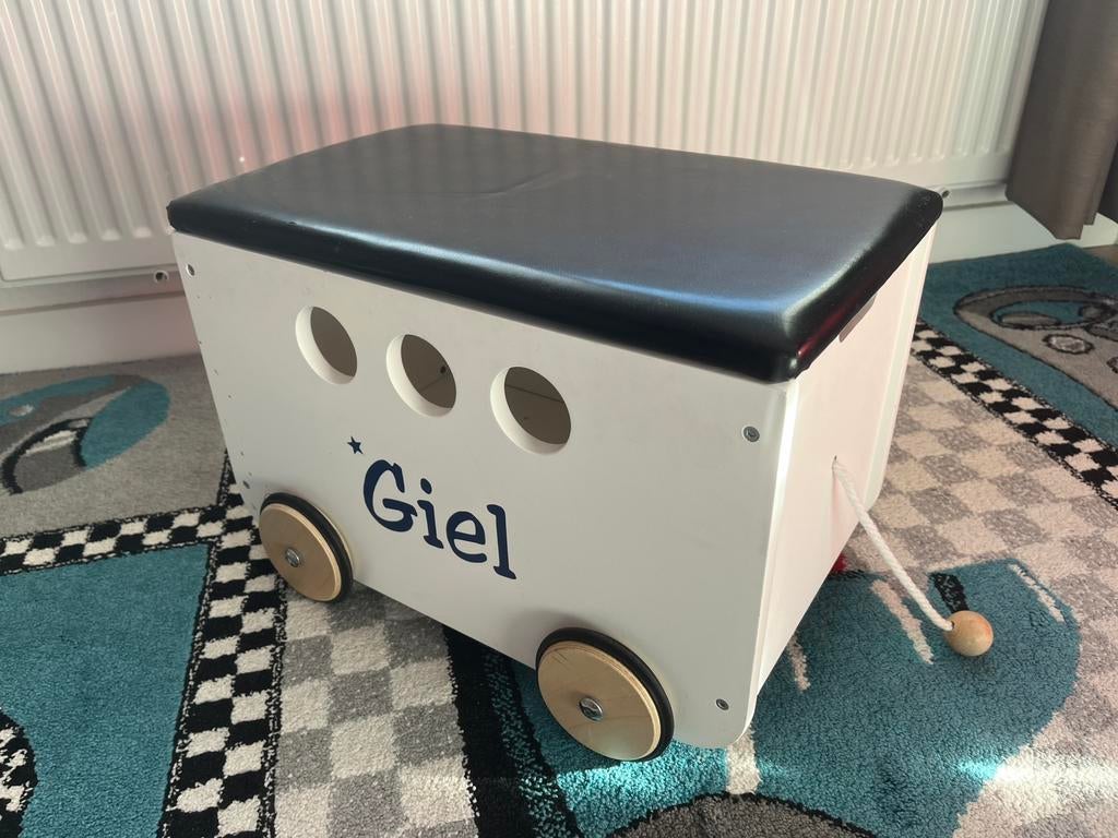 Trek karretje, Kinderen en Baby's, Speelgoed | Buiten | Voertuigen en Loopfietsen, Ophalen, Zo goed als nieuw, Duwvoertuig