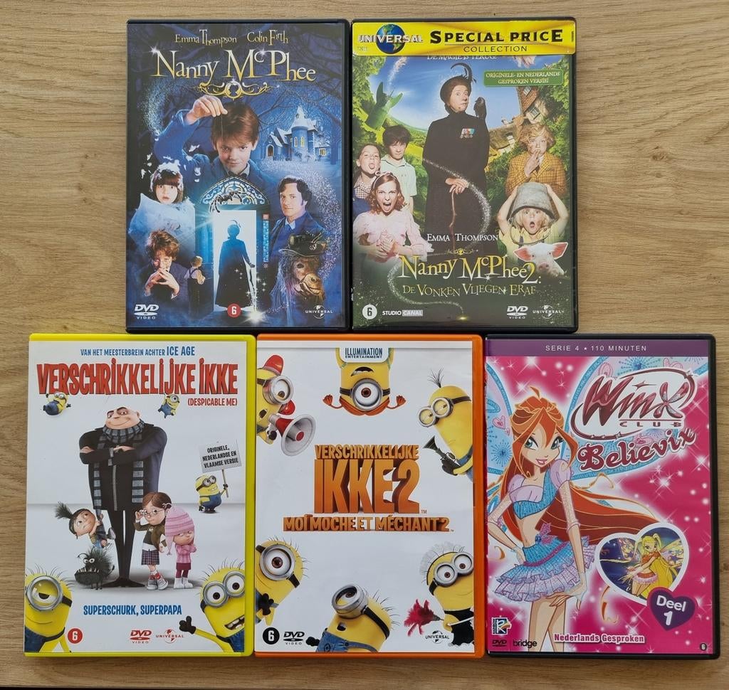 Nancy MC Phee (2 st), Verschrikkelijke Ikke (2 st) en Winx, Ophalen of Verzenden, Zo goed als nieuw, Overige typen, 6 tot 9 jaar