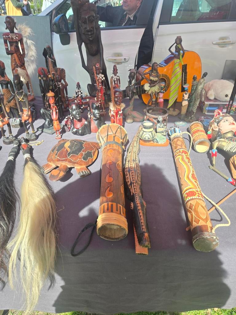 Afrikaanse beelden en decoratieve pijlen, Ophalen of Verzenden