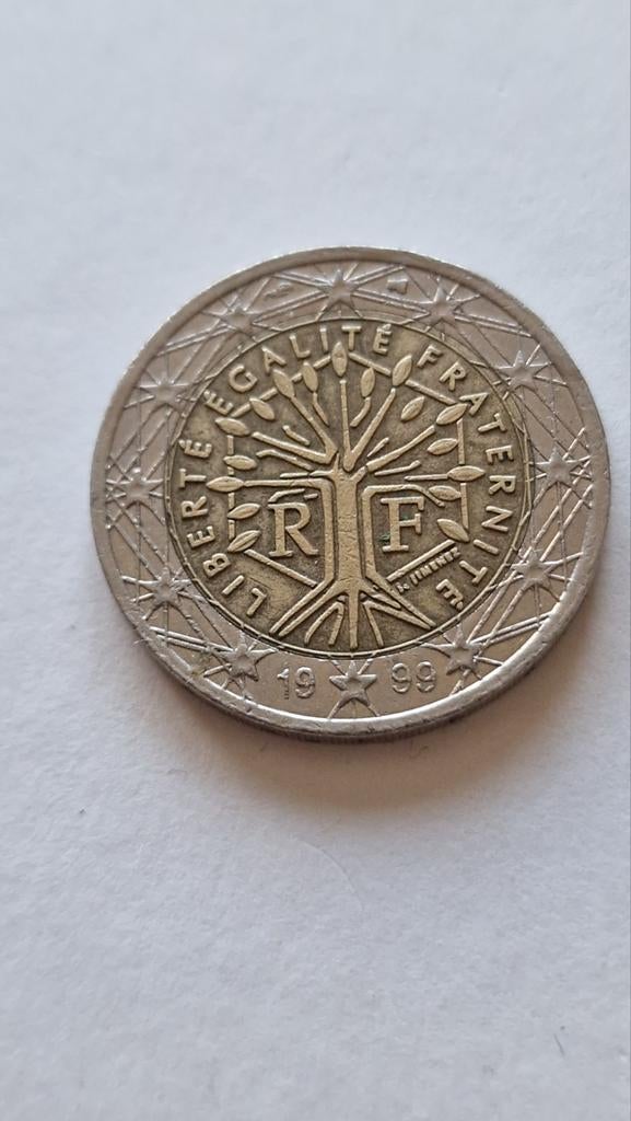 2 euro munt 1999 Frankrijk, Postzegels en Munten, Munten | Europa | Euromunten, Ophalen of Verzenden