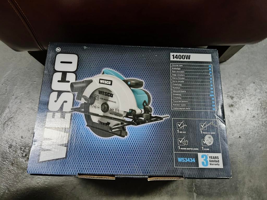 Cirkelzaag, Ophalen, Wesco, Cirkelzaag, Nieuw