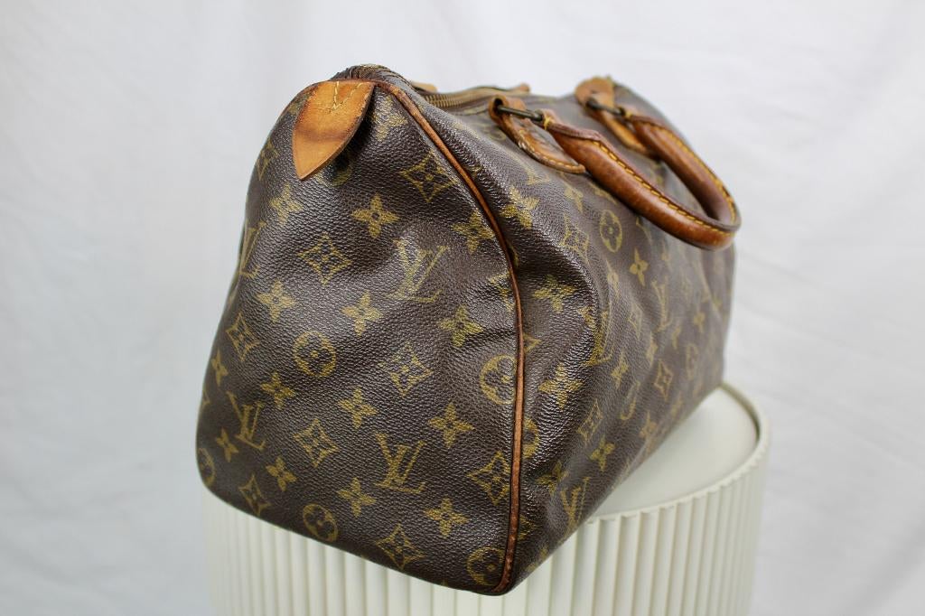 Louis Vuitton Speedy 30 - 1009, Gebruikt, Bruin, Ophalen of Verzenden, LV