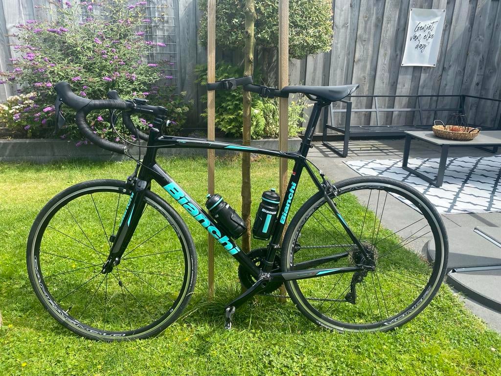 Bianchi Nirone 7 racefiets (met Campagnolo wielset twv €380), 28 inch, Heren, Aluminium, Zo goed als nieuw