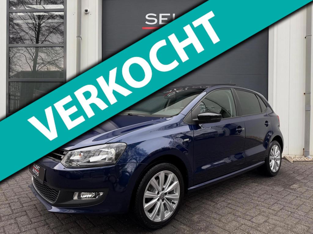 Volkswagen Polo 1.2 TSI Match 90 Pk Panoramadak/Airco/Cruise, Voorwielaandrijving, Gebruikt, Zwart, 4 cilinders