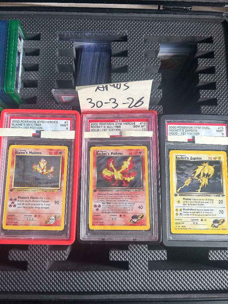 Vintage Pokemon slabs, Ophalen of Verzenden, Nieuw, Meerdere kaarten, Foil