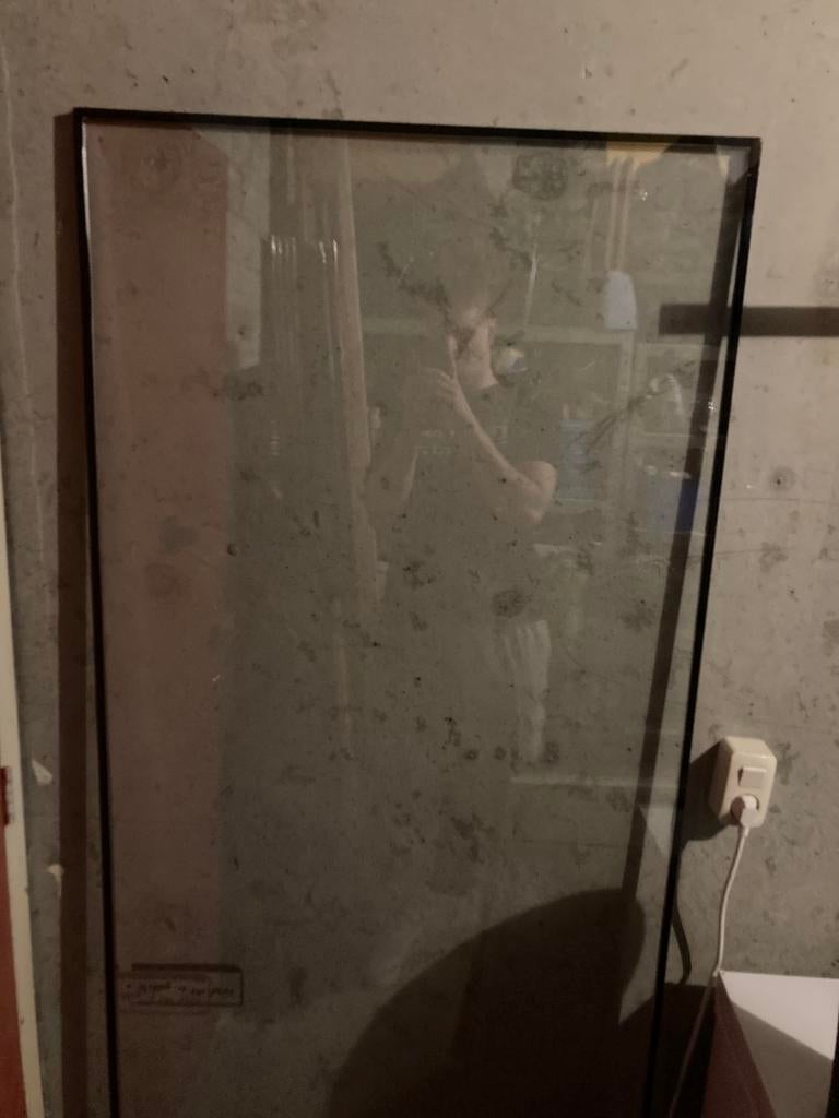 Dubbel glas 180x80, Doe-het-zelf en Verbouw, Glas en Ramen, Ophalen, Zo goed als nieuw