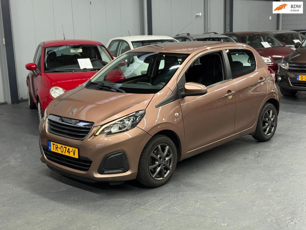 Peugeot 108 1.0 VTi Active TOP! Automaat APK NAP, Euro 5, Gebruikt, Bruin, 4 stoelen