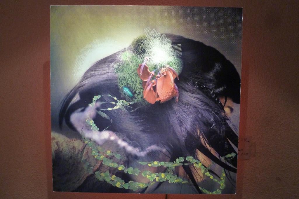 Design wandlamp. (Ibride/Frankrijk)., Verzenden, Zo goed als nieuw, Stof, Minder dan 50 cm