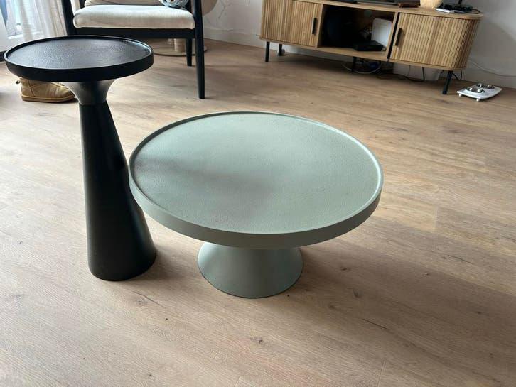 Salontafels set van Zuiver, Huis en Inrichting, Tafels | Salontafels, Gebruikt, 50 tot 100 cm, Rond, Ophalen of Verzenden