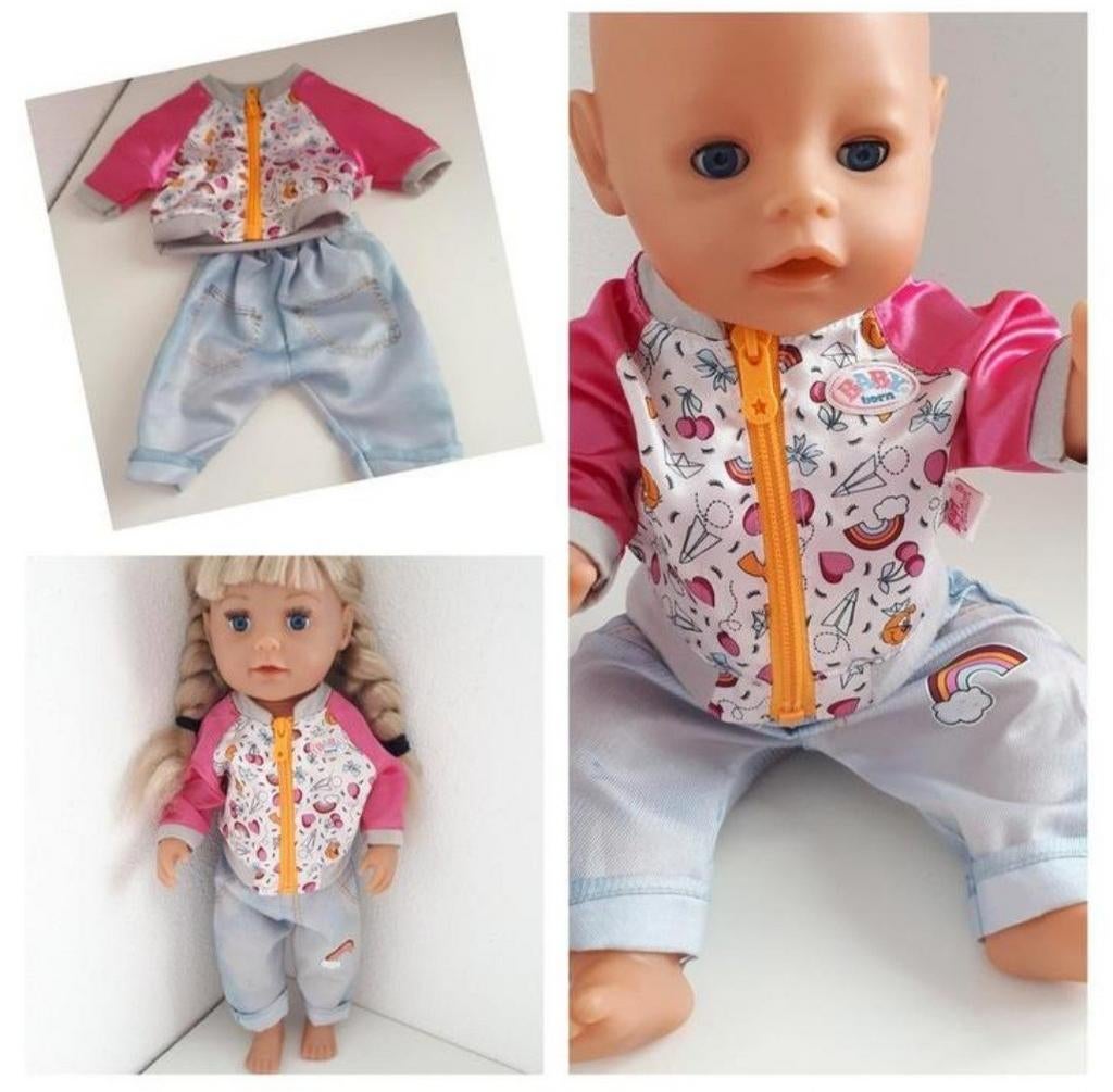 Baby born kleertjes 2 delig setje babyborn.

Excl.poppen, Kinderen en Baby's, Speelgoed | Poppen, Ophalen of Verzenden, Zo goed als nieuw