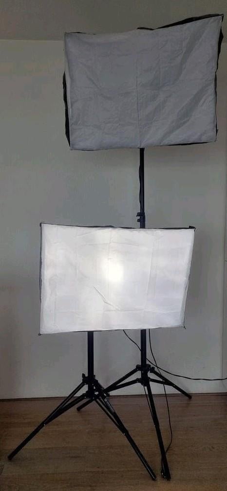 Fotostudio lampen met statief BRESSER DAYLIGHT SET, Ophalen, Complete fotostudio