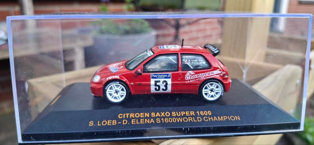 Citroën Saxo Super 1600 modelauto, Ophalen of Verzenden, Groter dan 1:32, Auto, Overige merken