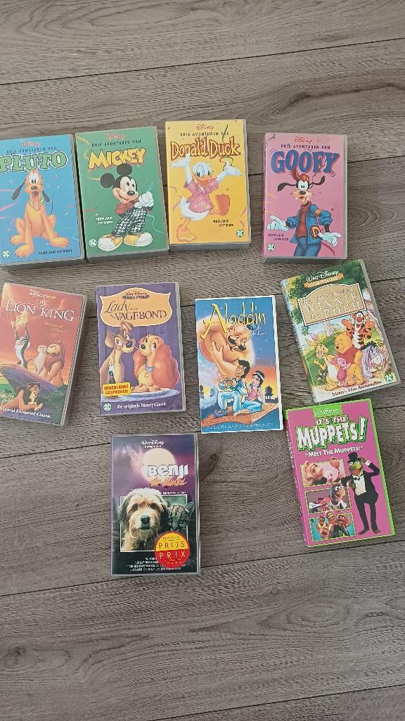 Vhs Disney, Ophalen, Tekenfilm, Alle leeftijden, Zo goed als nieuw