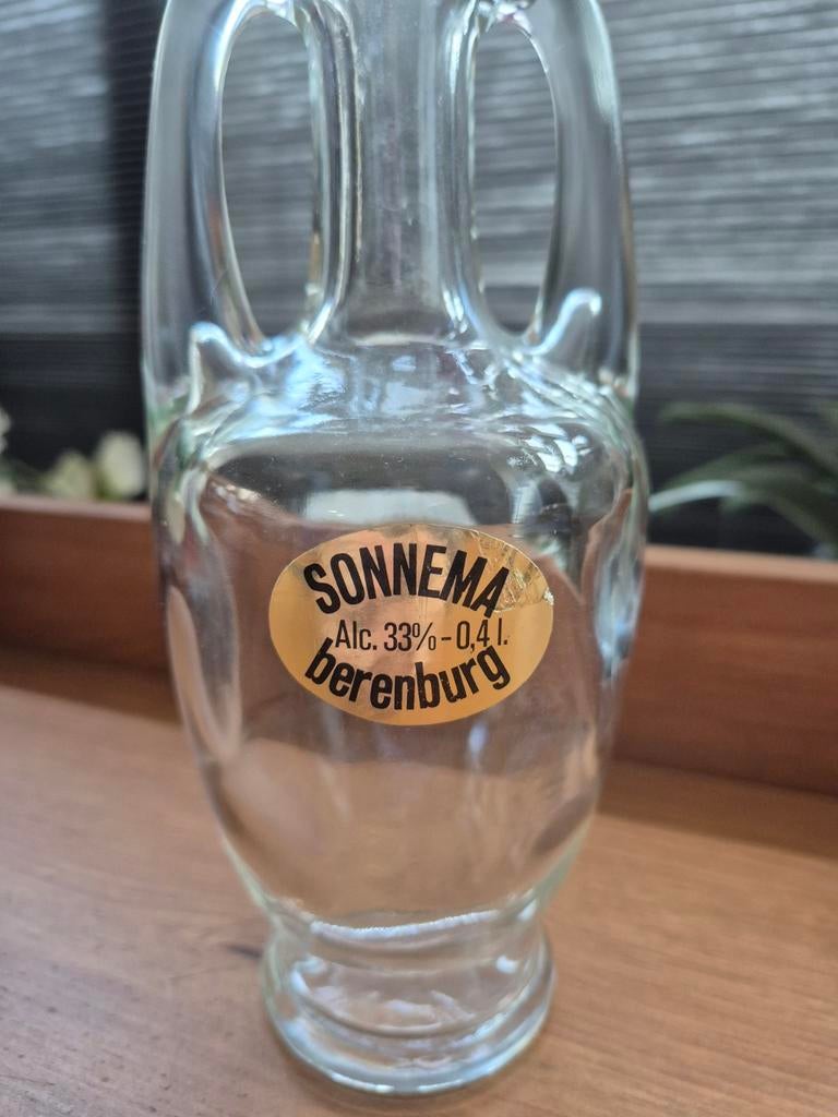 Sonnema berenburg fles, Verzamelen, Glas en Borrelglaasjes, Ophalen of Verzenden