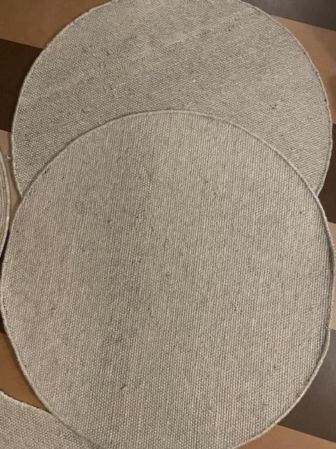 Twee ronde vloerkleden 1 meter, Ophalen, 50 tot 100 cm, Rond, 50 tot 100 cm