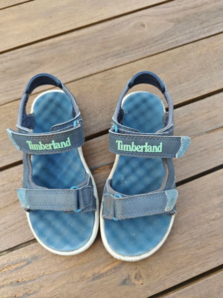 Timberland blauwe sandalen, maat 32, Kinderen en Baby's, Kinderkleding | Schoenen en Sokken, Gebruikt, Timberland, Jongen of Meisje