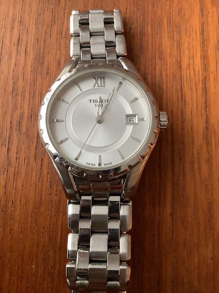 tissot 1853 t-trend dameshorloge nieuwstaat topkwaliteit!!, Staal, Staal, Polshorloge, Zo goed als nieuw