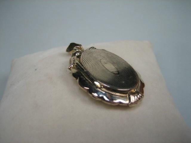 Antieke 18 karaat gouden medaillon Frankrijk uit ca. 1830, Sieraden, Tassen en Uiterlijk, Antieke sieraden, Verzenden, Goud, Hanger