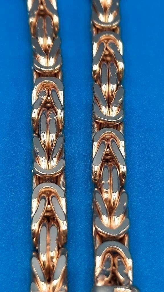 gouden Koningsketting 14kt, Www.bredajuwelier.nl, Nieuw, Ophalen of Verzenden, Www.bredajuwelier.nl