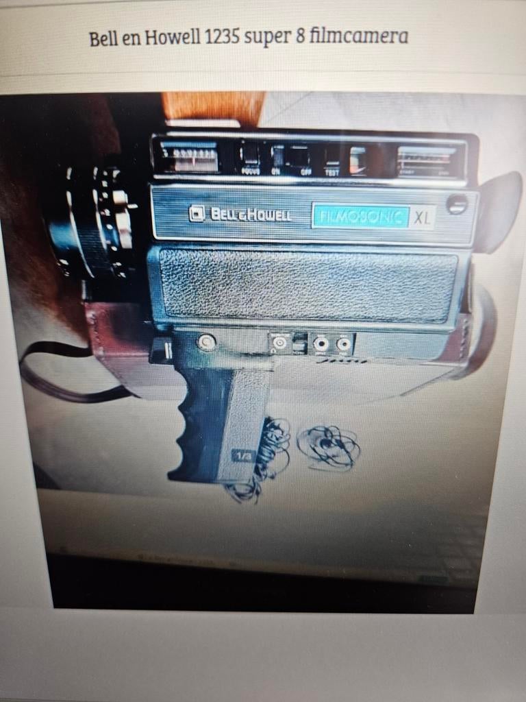 Filmcamera bell en Howell 1235 super 8, Verzamelen, Fotografica en Filmapparatuur, Ophalen of Verzenden