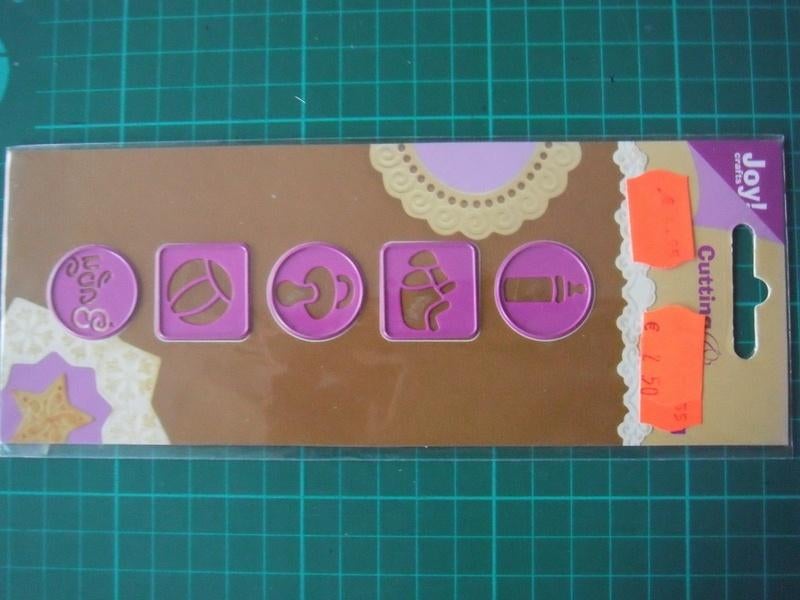 Nieuwe snijmallen set Joy! - baby, Ophalen of Verzenden, Nieuw, Overige thema's, Pons of Mal