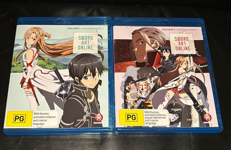 Blu-ray anime • sword art online, Cd's en Dvd's, Blu-ray, Ophalen, Zo goed als nieuw