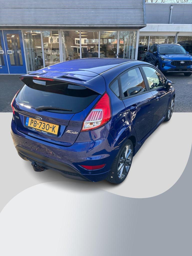Ford Fiesta 1.0 EcoBoost ST Line 100pk Achterspoiler | Trekh, Voorwielaandrijving, Euro 6, Blauw, 23 km/l