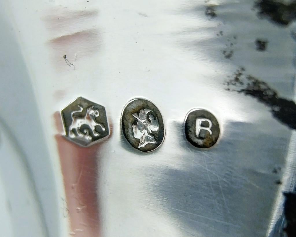 Zilveren vaas, N.V. Zilverfabriek Voorschoten, 1936, Antiek en Kunst, Verzenden, Zilver