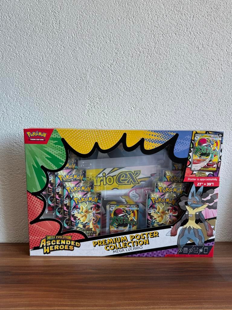Pokémon Mega Lucario Premium Poster Collection, Ophalen of Verzenden, Nieuw, Overige typen, Foil