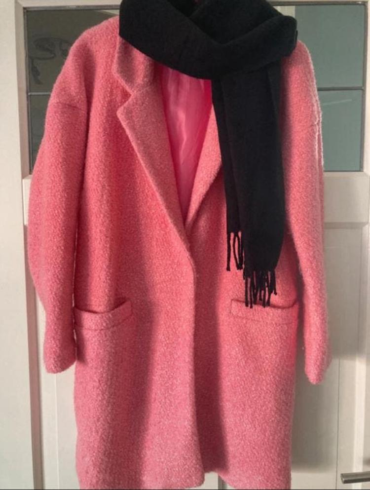 Super mantel, Kleding | Dames, Ophalen of Verzenden, Zo goed als nieuw, Roze